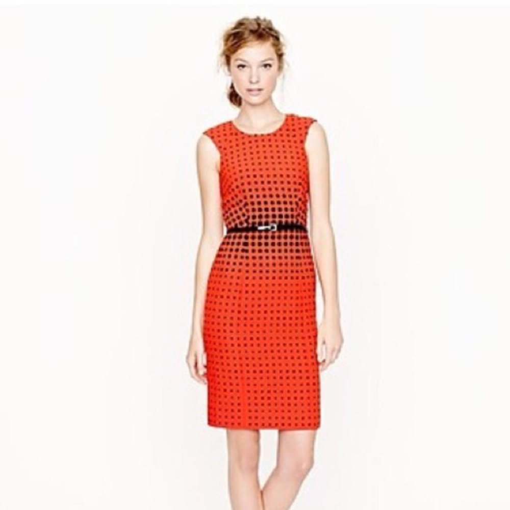 J. Crew Optic Dot Dress